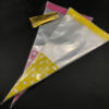 BOPP candy bags china best quality opp/bopp/cpp packing candy plastic cone bag
