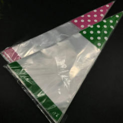 china best quality opp/bopp/cpp packing candy plastic cone bag