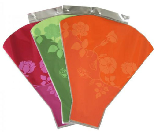 Plastic flower bouquets packaging sleeve/ bouquet sleeves