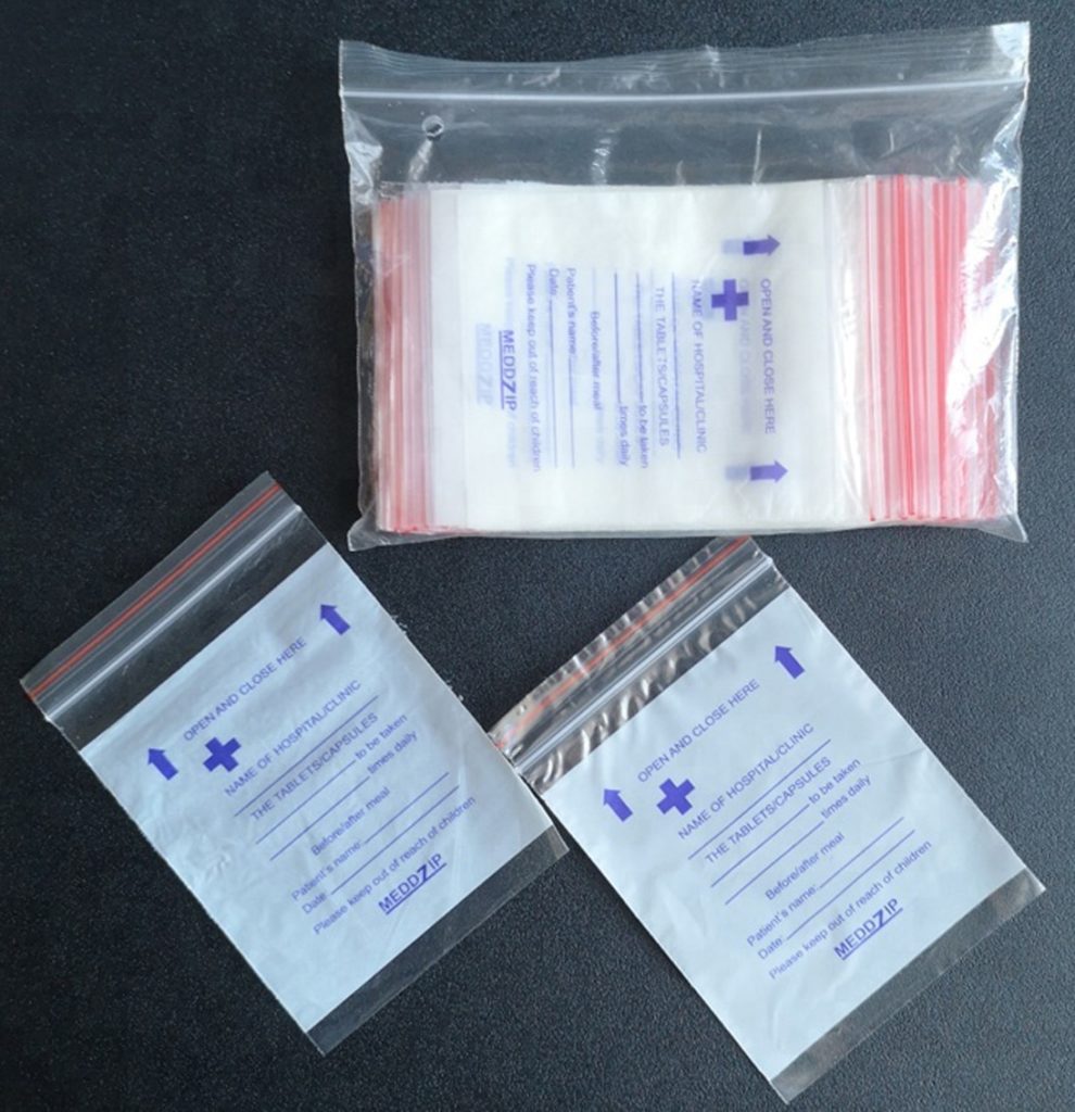 reclosable bag Medicine Ziplock Bag