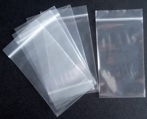 custom plastic grip seal clear ziplock packing bag