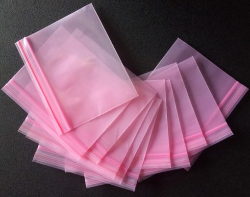 pe printed mini color ziplock bags
