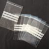 food grade zipper lock bag plastic waterproof PE ziplock bags with hang