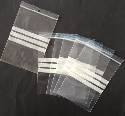 food grade zipper lock bag plastic waterproof PE ziplock bags with hang