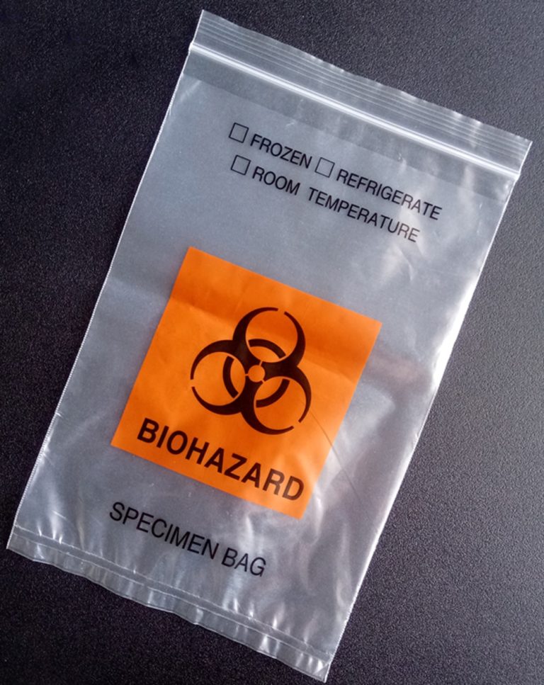 specimen bag Biohazard kangaroo bag