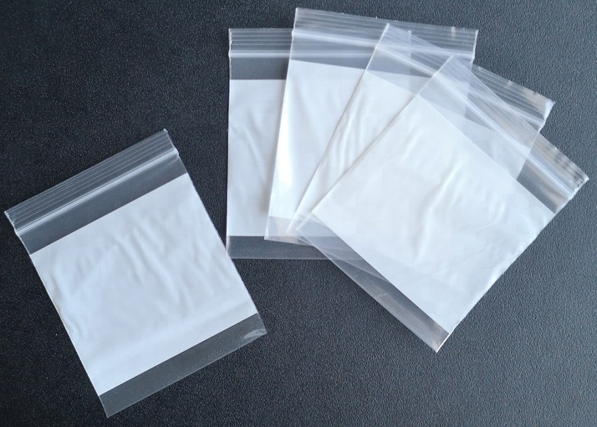 500 Plain 5.5" x 5.5" Polythene Grip Seal Zip Loc Bags Craft 140x140mm 200g 